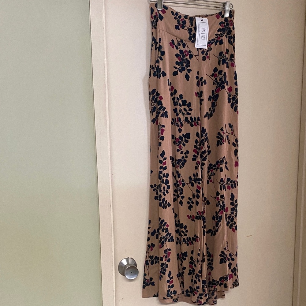 NWT Sig Zane & Fighting Eel. Pant Thea . Mocha Kaiwa. Xsmall